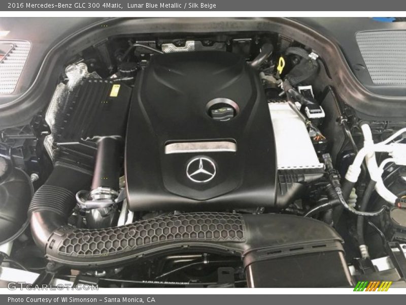 Lunar Blue Metallic / Silk Beige 2016 Mercedes-Benz GLC 300 4Matic