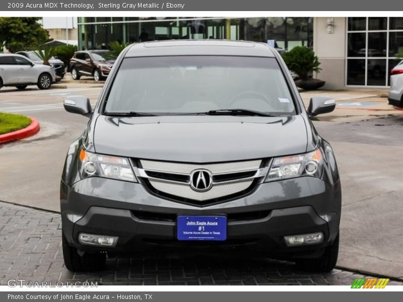 Sterling Gray Metallic / Ebony 2009 Acura MDX Technology