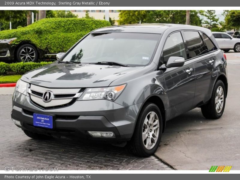 Sterling Gray Metallic / Ebony 2009 Acura MDX Technology