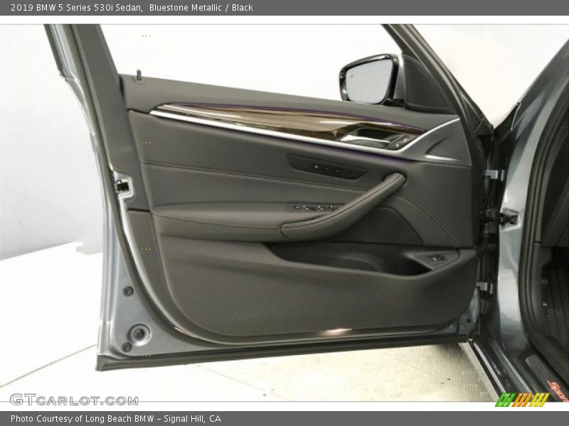 Bluestone Metallic / Black 2019 BMW 5 Series 530i Sedan