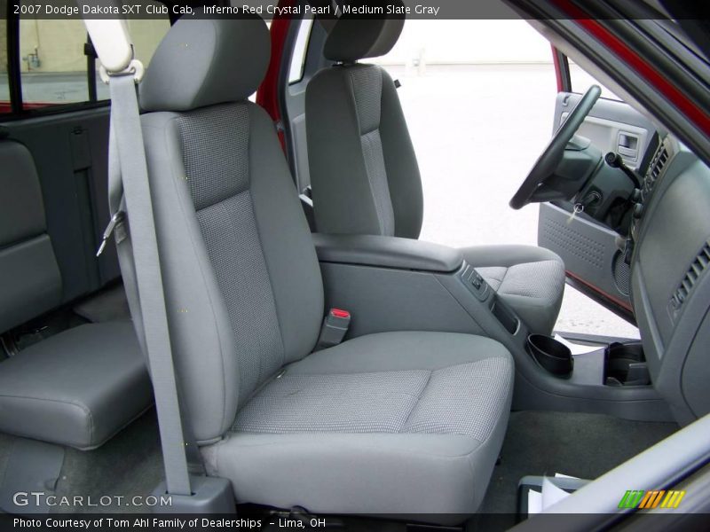 Inferno Red Crystal Pearl / Medium Slate Gray 2007 Dodge Dakota SXT Club Cab