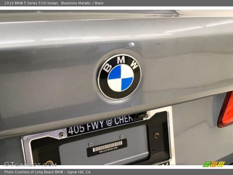 Bluestone Metallic / Black 2019 BMW 5 Series 530i Sedan