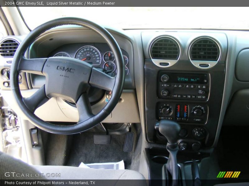 Liquid Silver Metallic / Medium Pewter 2004 GMC Envoy SLE