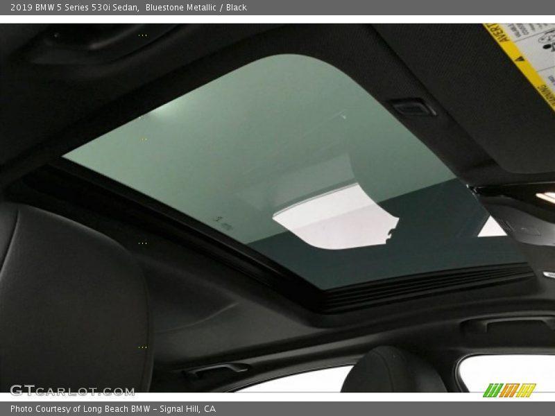Bluestone Metallic / Black 2019 BMW 5 Series 530i Sedan