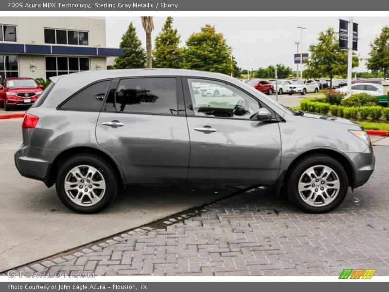 Sterling Gray Metallic / Ebony 2009 Acura MDX Technology