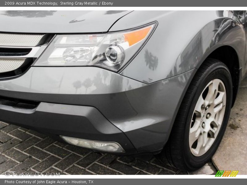 Sterling Gray Metallic / Ebony 2009 Acura MDX Technology