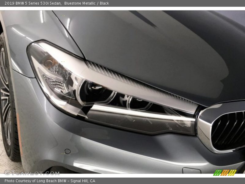 Bluestone Metallic / Black 2019 BMW 5 Series 530i Sedan