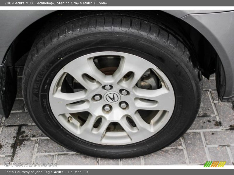 Sterling Gray Metallic / Ebony 2009 Acura MDX Technology
