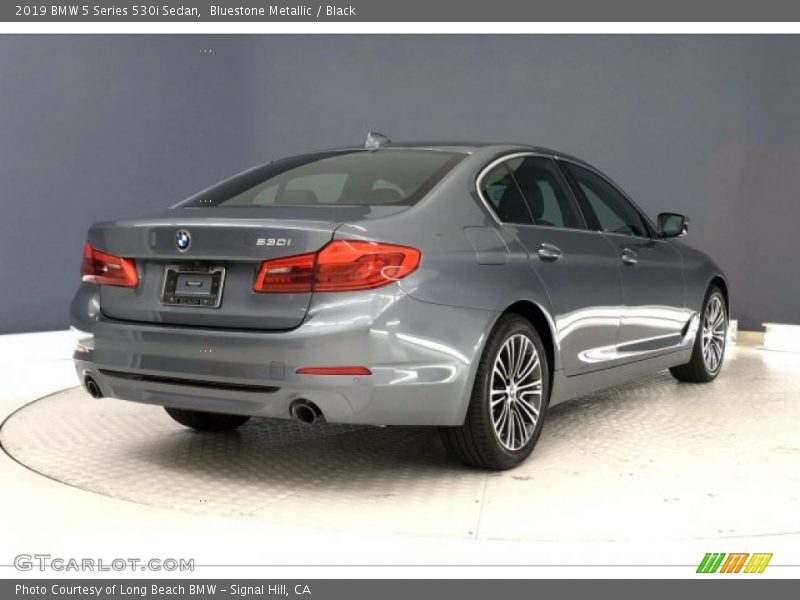 Bluestone Metallic / Black 2019 BMW 5 Series 530i Sedan