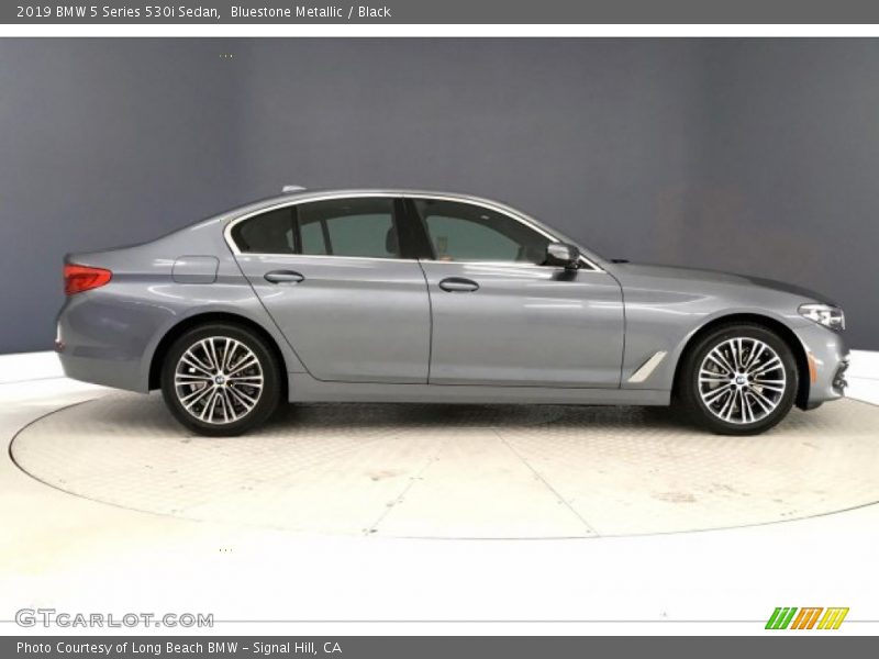 Bluestone Metallic / Black 2019 BMW 5 Series 530i Sedan
