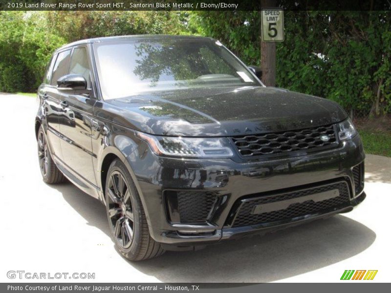 Santorini Black Metallic / Ebony/Ebony 2019 Land Rover Range Rover Sport HST