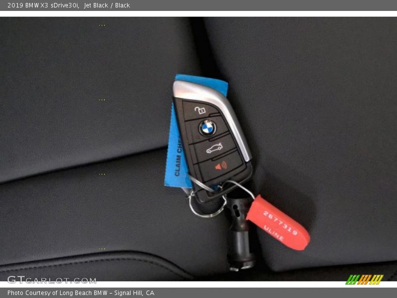 Jet Black / Black 2019 BMW X3 sDrive30i