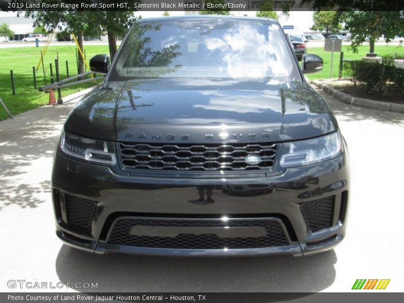 Santorini Black Metallic / Ebony/Ebony 2019 Land Rover Range Rover Sport HST