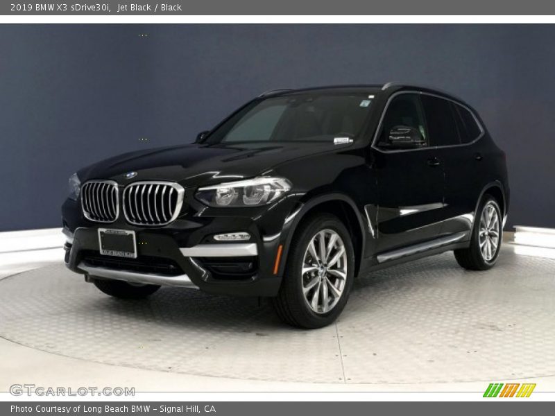 Jet Black / Black 2019 BMW X3 sDrive30i