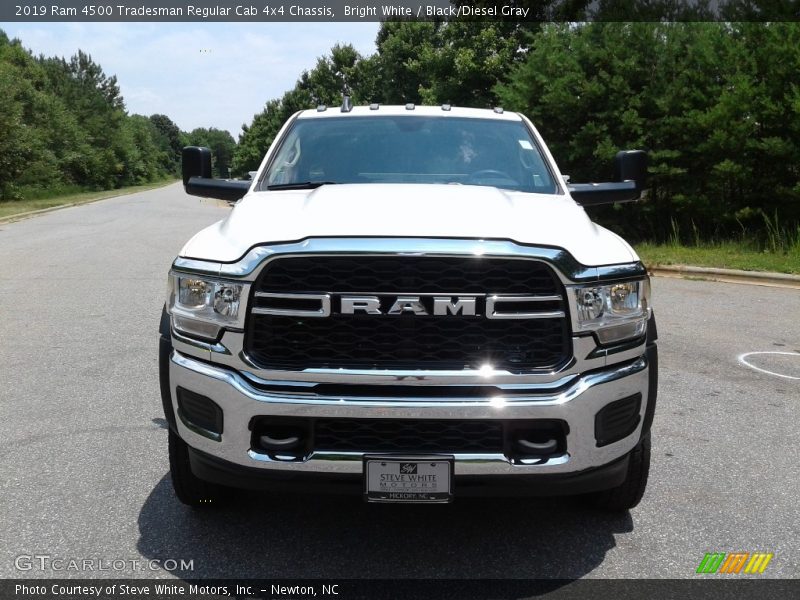 Bright White / Black/Diesel Gray 2019 Ram 4500 Tradesman Regular Cab 4x4 Chassis