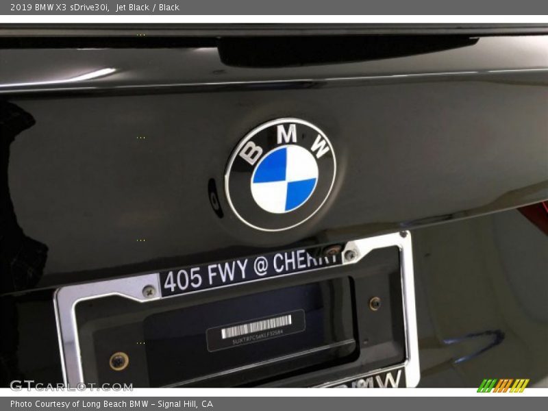 Jet Black / Black 2019 BMW X3 sDrive30i