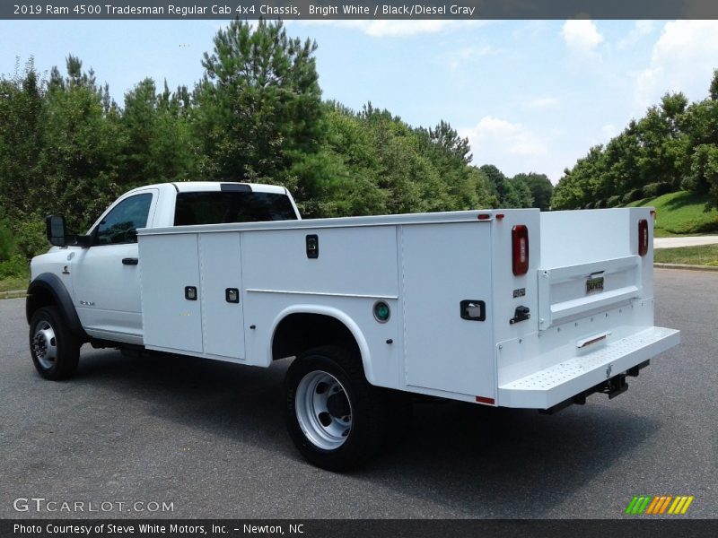 Bright White / Black/Diesel Gray 2019 Ram 4500 Tradesman Regular Cab 4x4 Chassis