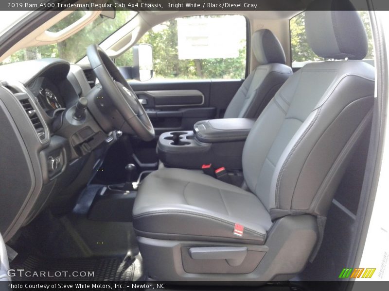 Bright White / Black/Diesel Gray 2019 Ram 4500 Tradesman Regular Cab 4x4 Chassis