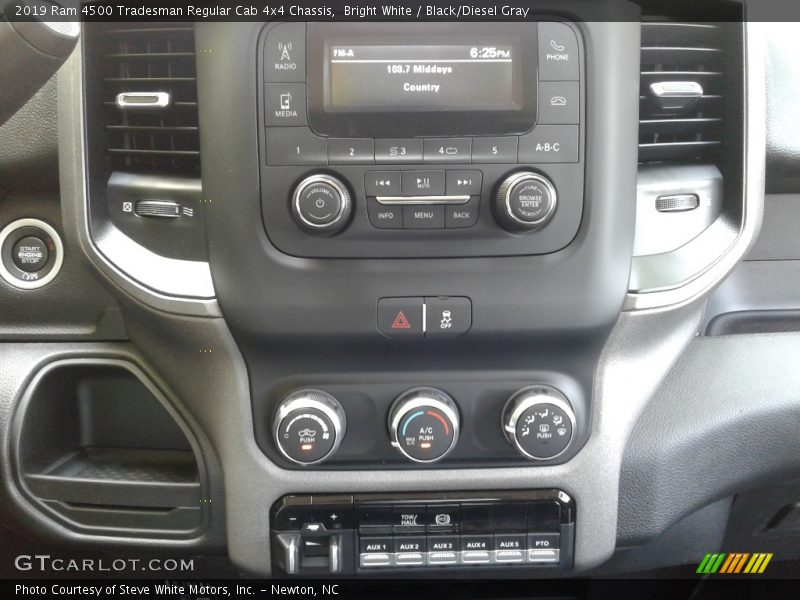 Bright White / Black/Diesel Gray 2019 Ram 4500 Tradesman Regular Cab 4x4 Chassis