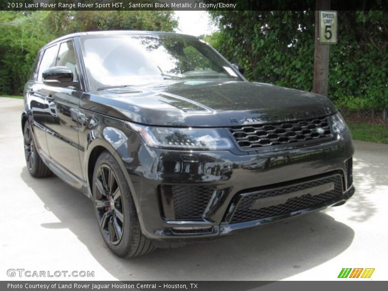 Santorini Black Metallic / Ebony/Ebony 2019 Land Rover Range Rover Sport HST