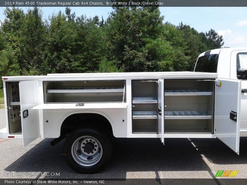 Bright White / Black/Diesel Gray 2019 Ram 4500 Tradesman Regular Cab 4x4 Chassis