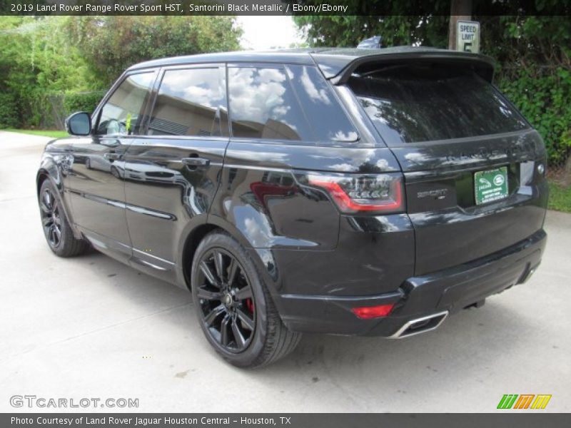 Santorini Black Metallic / Ebony/Ebony 2019 Land Rover Range Rover Sport HST