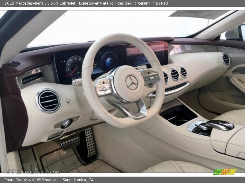 Dashboard of 2019 S S 560 Cabriolet