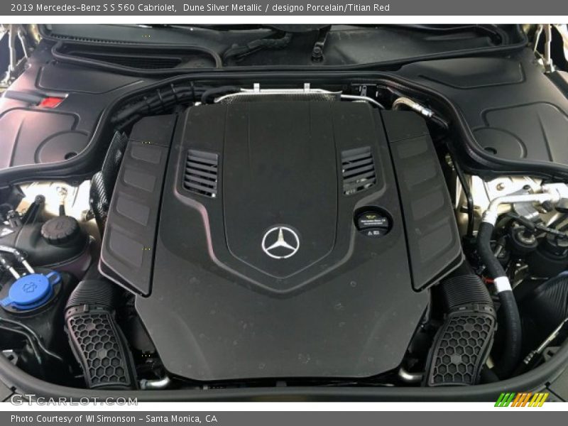  2019 S S 560 Cabriolet Engine - 4.0 Liter biturbo DOHC 32-Valve VVT V8