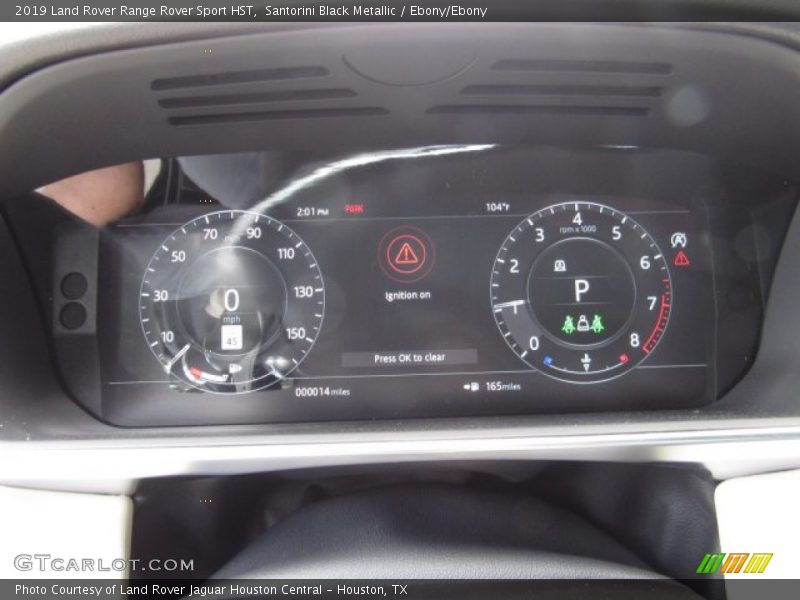 Santorini Black Metallic / Ebony/Ebony 2019 Land Rover Range Rover Sport HST