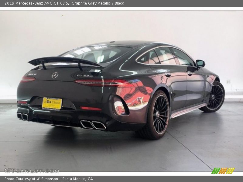 Graphite Grey Metallic / Black 2019 Mercedes-Benz AMG GT 63 S