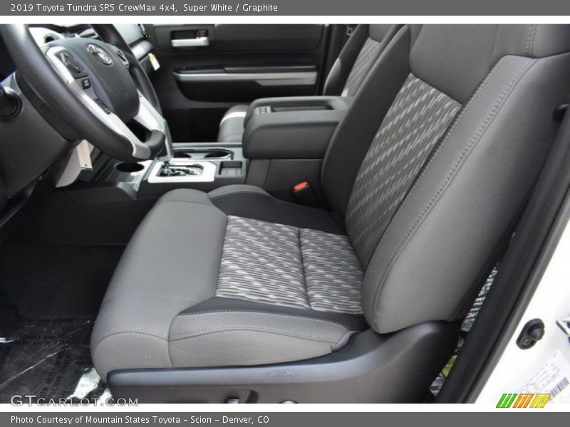 Super White / Graphite 2019 Toyota Tundra SR5 CrewMax 4x4