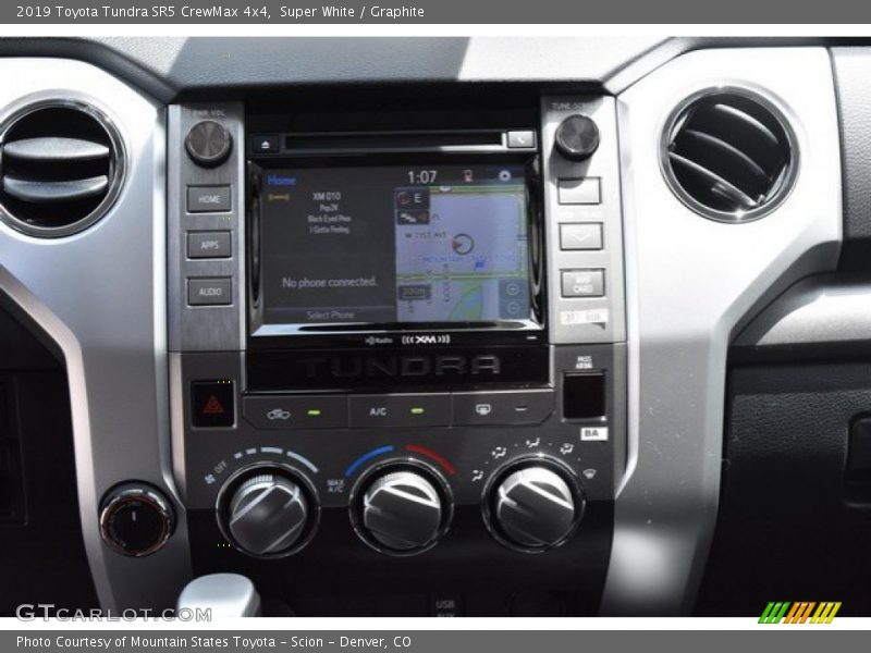 Super White / Graphite 2019 Toyota Tundra SR5 CrewMax 4x4