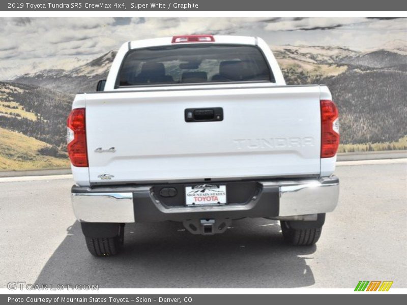 Super White / Graphite 2019 Toyota Tundra SR5 CrewMax 4x4