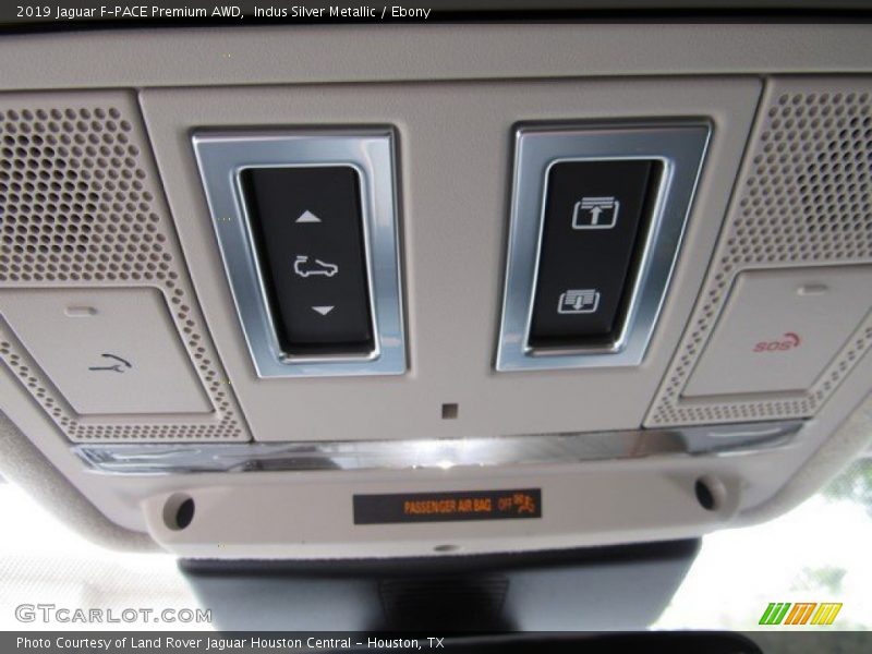 Indus Silver Metallic / Ebony 2019 Jaguar F-PACE Premium AWD