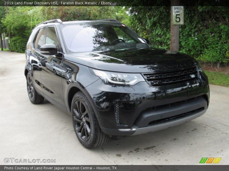 Farallon Black Metallic / Ebony 2019 Land Rover Discovery HSE
