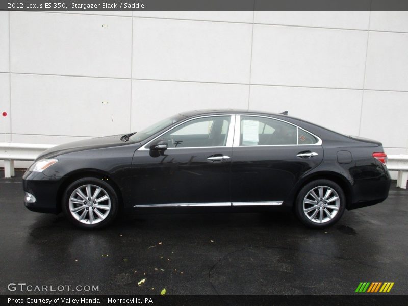 Stargazer Black / Saddle 2012 Lexus ES 350