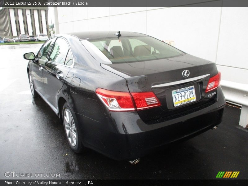 Stargazer Black / Saddle 2012 Lexus ES 350
