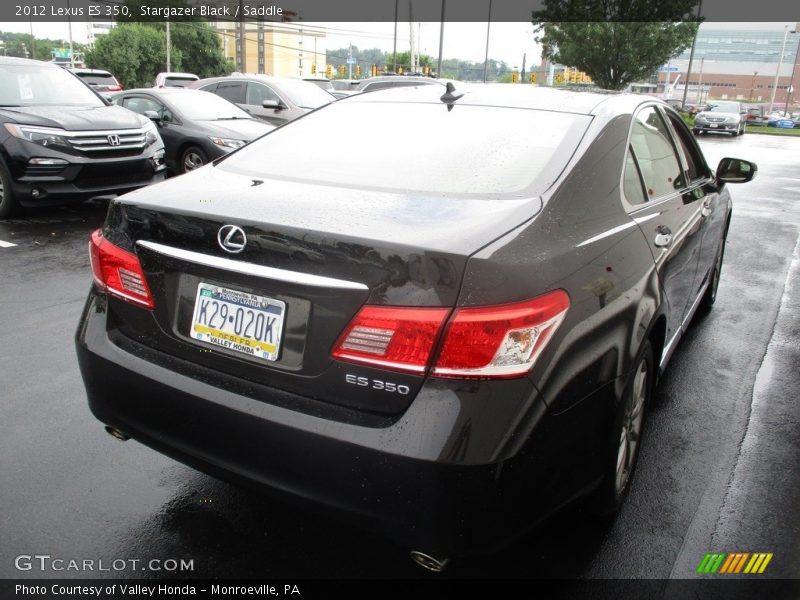 Stargazer Black / Saddle 2012 Lexus ES 350