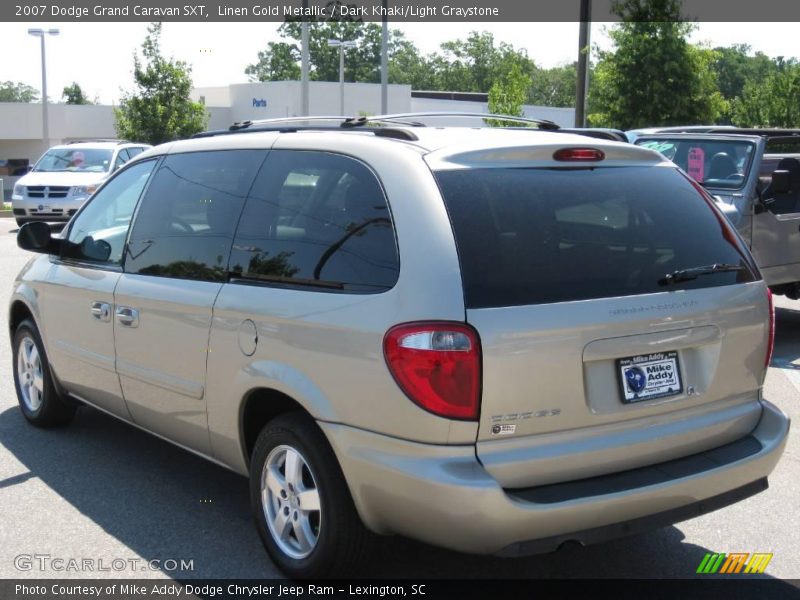 Linen Gold Metallic / Dark Khaki/Light Graystone 2007 Dodge Grand Caravan SXT
