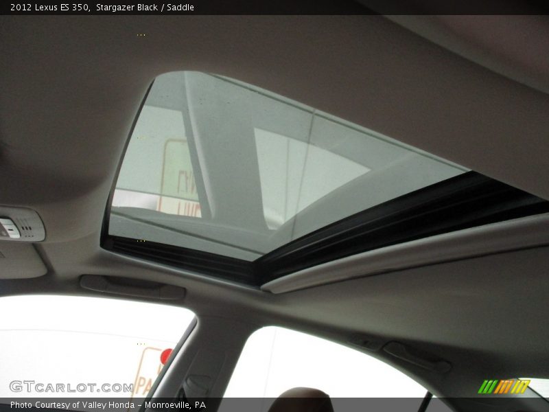 Stargazer Black / Saddle 2012 Lexus ES 350
