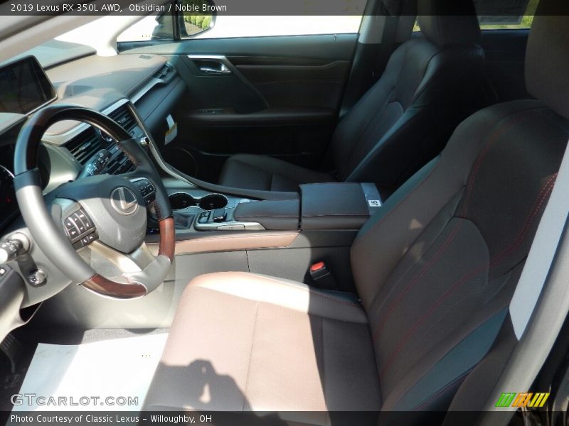 Obsidian / Noble Brown 2019 Lexus RX 350L AWD