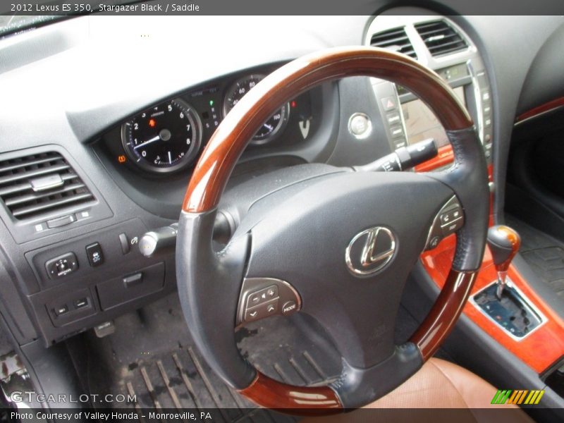 Stargazer Black / Saddle 2012 Lexus ES 350