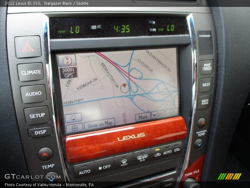 Stargazer Black / Saddle 2012 Lexus ES 350