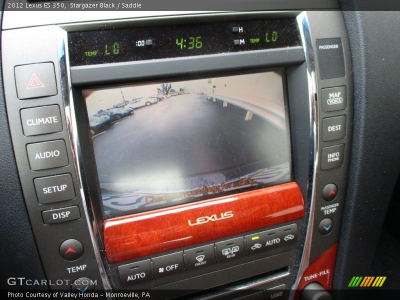 Stargazer Black / Saddle 2012 Lexus ES 350