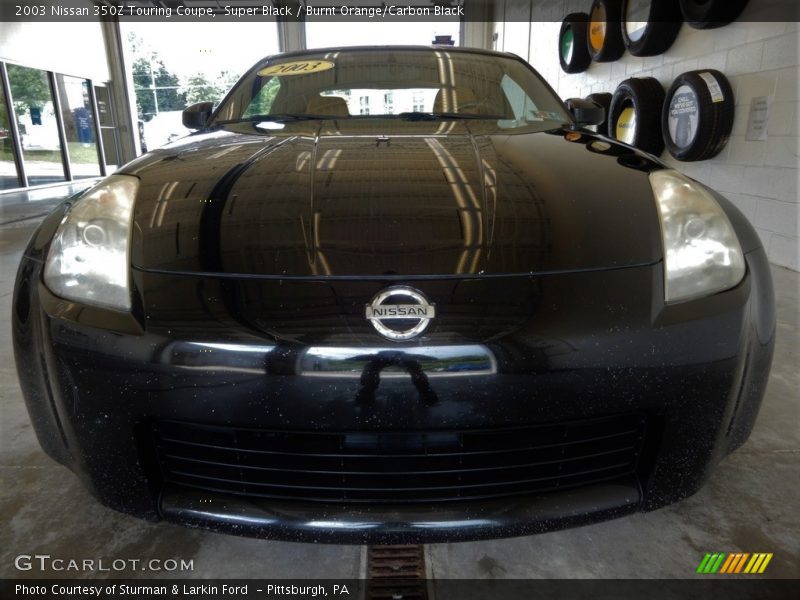 Super Black / Burnt Orange/Carbon Black 2003 Nissan 350Z Touring Coupe