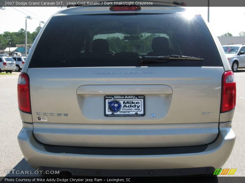 Linen Gold Metallic / Dark Khaki/Light Graystone 2007 Dodge Grand Caravan SXT