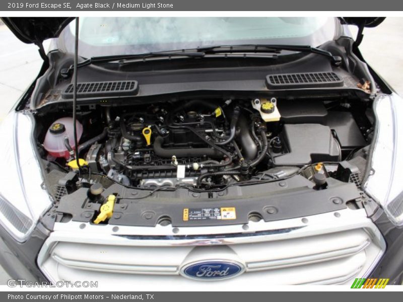 Agate Black / Medium Light Stone 2019 Ford Escape SE