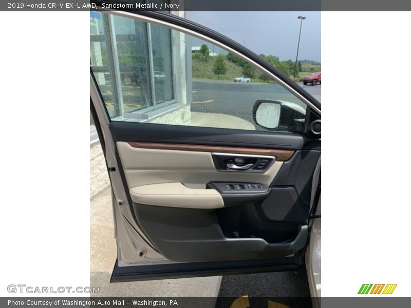 Sandstorm Metallic / Ivory 2019 Honda CR-V EX-L AWD