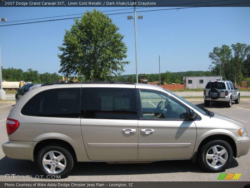 Linen Gold Metallic / Dark Khaki/Light Graystone 2007 Dodge Grand Caravan SXT