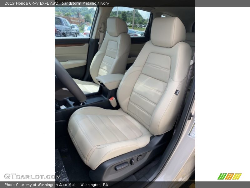 Sandstorm Metallic / Ivory 2019 Honda CR-V EX-L AWD